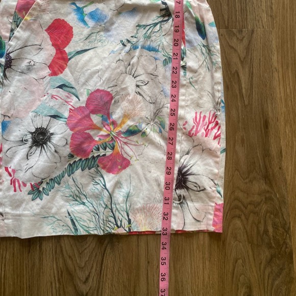 French Connection Floral Reef Sheath Dress 6 - Picture 5 of 7